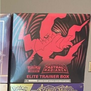 Pokemon Astral Radiance Elite Trainer Box - Red and Black